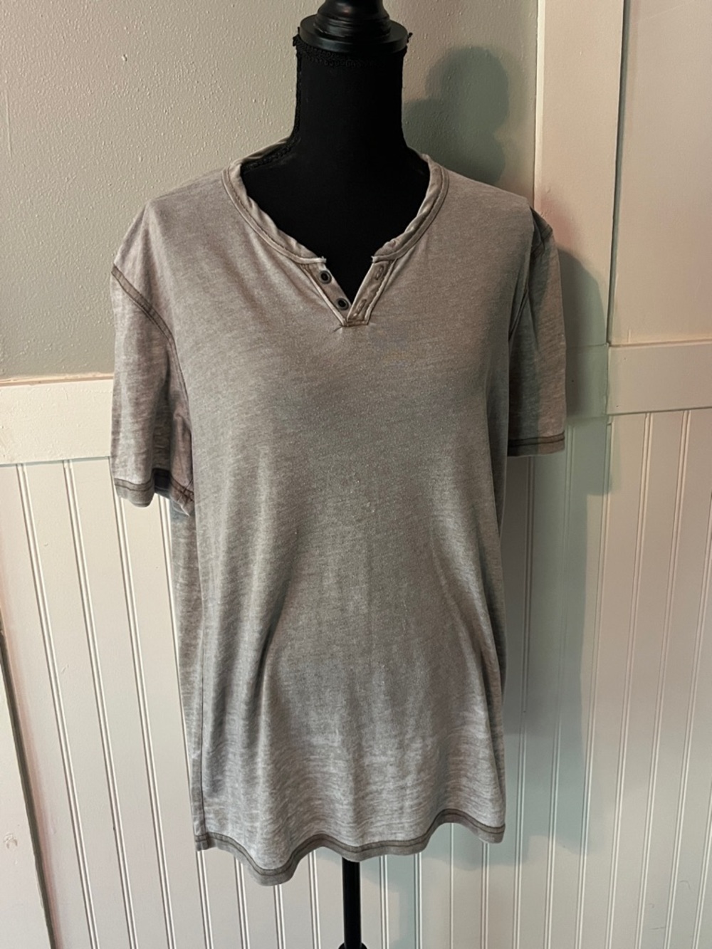 Lucky brand light gray Short-sleeve